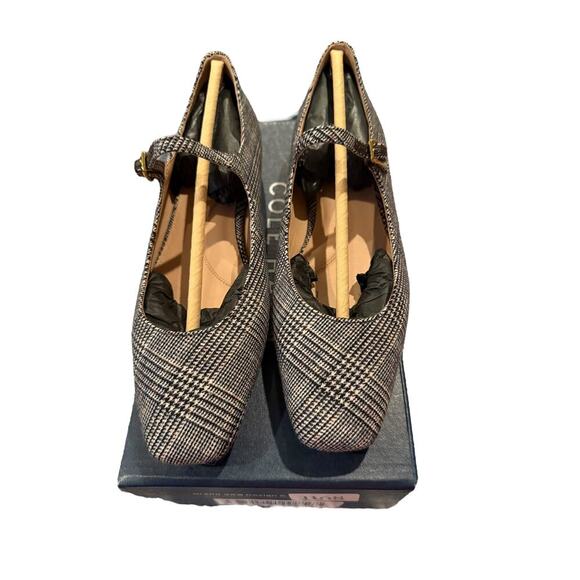 NIB Cole Haan Women's Multi Plaid Textle Bridge Mary Jane Ballet Size 6B - Picture 5 of 10